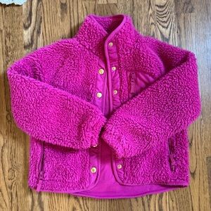 J Crew Crewcuts Pink Sherpa Jacket